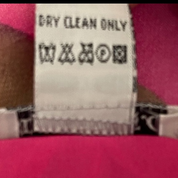 Silks by I.S.C. Silk Sleeveless V Neck Tropical Print Lined Maxi Dress Size XL - Picture 5 of 9